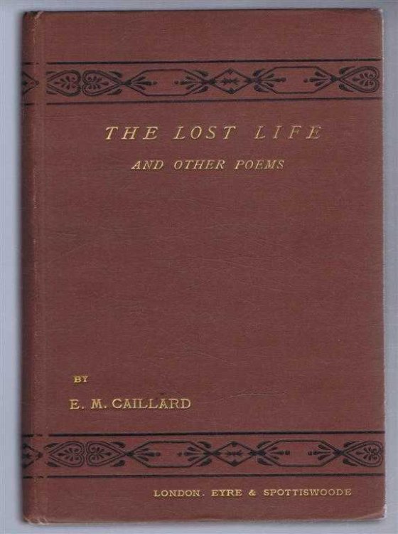 The Lost Life and Other Poems