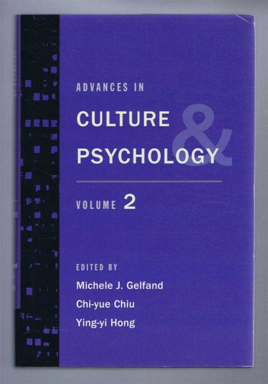 Image for Advances in Culture and Psychology. Volume Two Advances in Culture and Psychology. Volume Two
