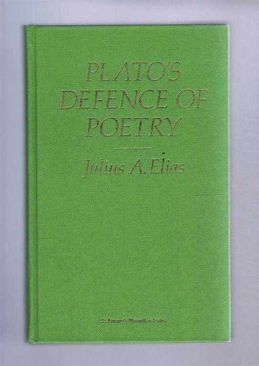 Image for Plato's Defence of Poetry Plato's Defence of Poetry