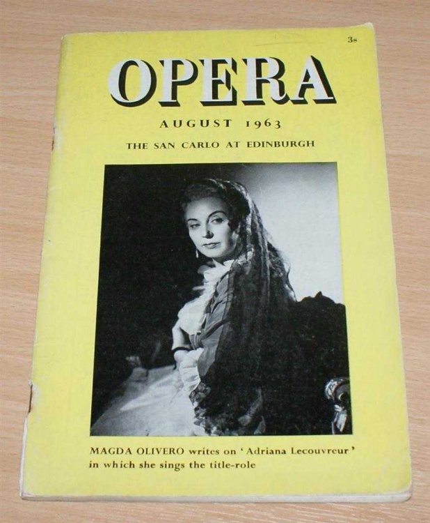 Image for Opera - Volume 14 No 8 August 1963 Opera - Volume 14 No 8 August 1963