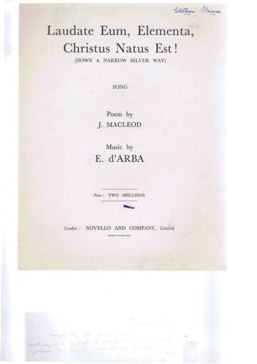 Image for Laudate Eum, Elementa, Christus Natus Est! (Down a Narrow Silver Way) Laudate Eum, Elementa, Christus Natus Est! (Down a Narrow Silver Way)