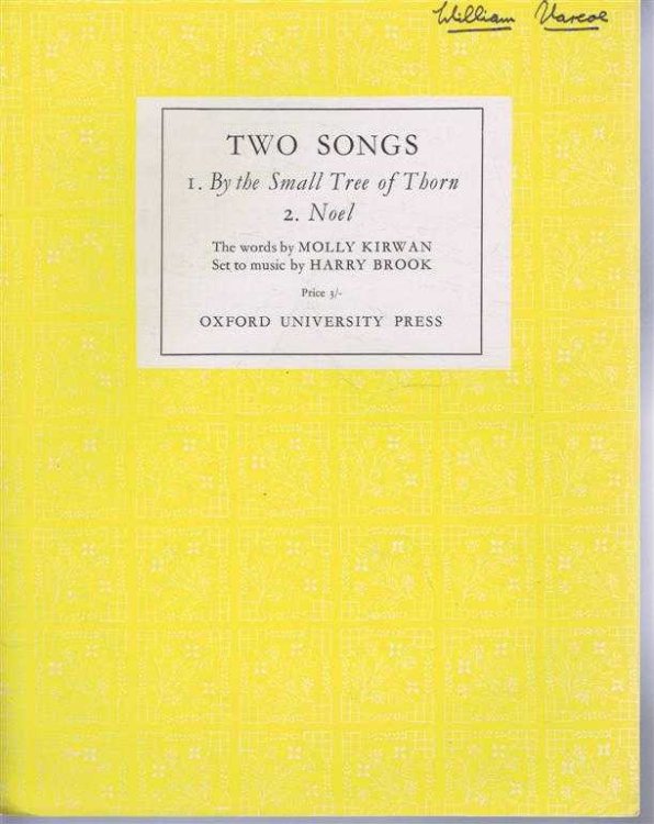 Image for Two Songs: By the Small Tree of Thorn; Noel Two Songs: By the Small Tree of Thorn; Noel