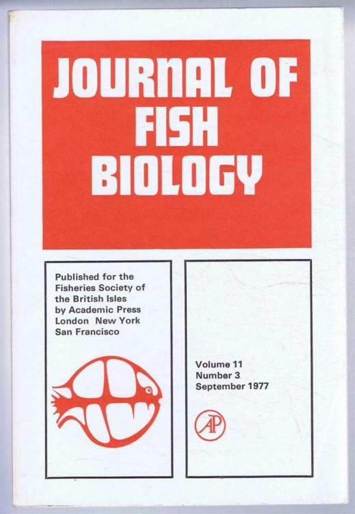 Image for Journal of Fish Biology. Volume 11, Number 3, September 1977 Journal of Fish Biology. Volume 11, Number 3, September 1977