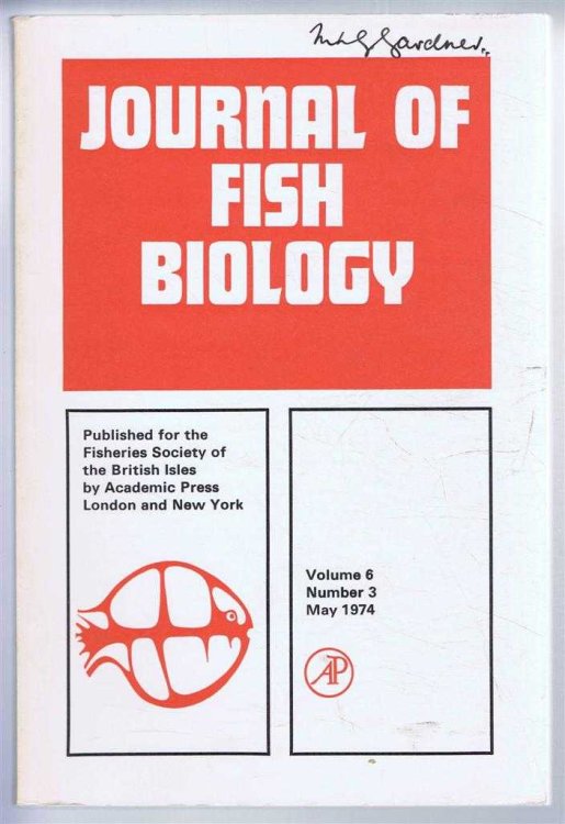 Image for Journal of Fish Biology. Volume 6, Number 3, May 1974 Journal of Fish Biology. Volume 6, Number 3, May 1974