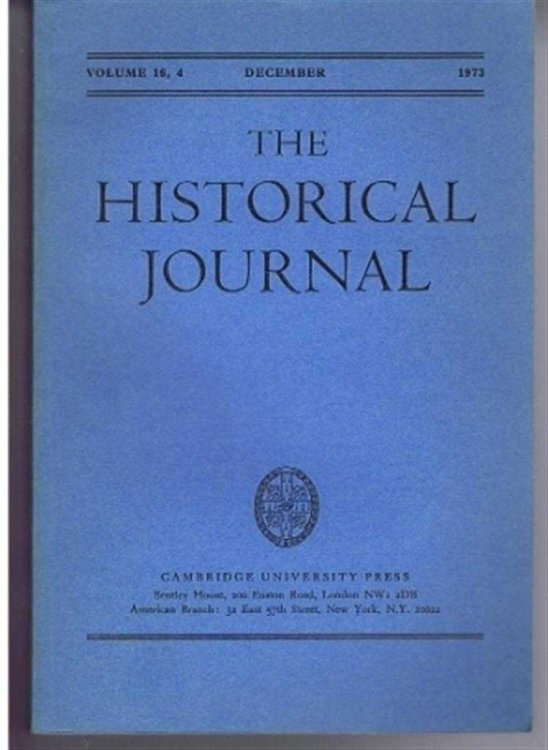 Image for The Historical Journal, Vol. 16 (XVI), No. 4, December 1973 The Historical Journal, Vol. 16 (XVI), No. 4, December 1973