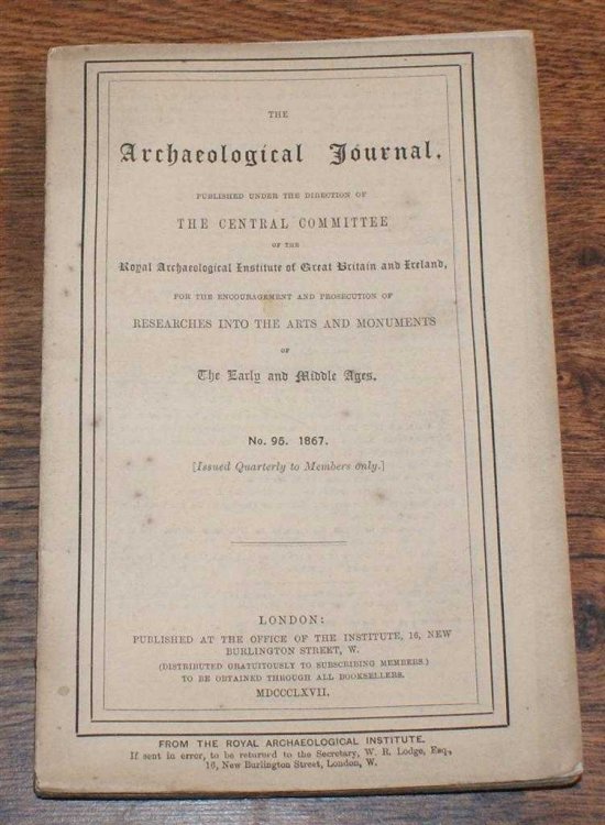 Image for The Archaeological Journal No. 95, September 1867, For Researches into the Early and Middle Ages The Archaeological Journal No. 95, September 1867, For Researches into the Early and Middle Ages