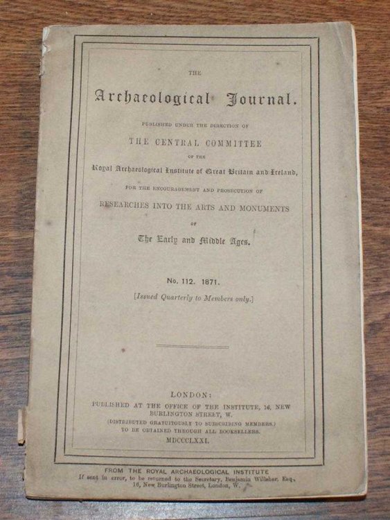 Image for The Archaeological Journal, No. 112, December 1871, For Researches into the Early and Middle Ages The Archaeological Journal, No. 112, December 1871, For Researches into the Early and Middle Ages