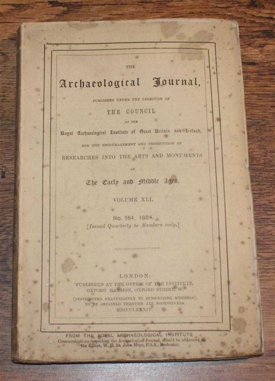 Image for The Archaeological Journal, Volume XLI, No. 164, December 1884. For Researches into the Early and Middle Ages The Archaeological Journal, Volume XLI, No. 164, December 1884. For Researches into the Early and Middle Ages