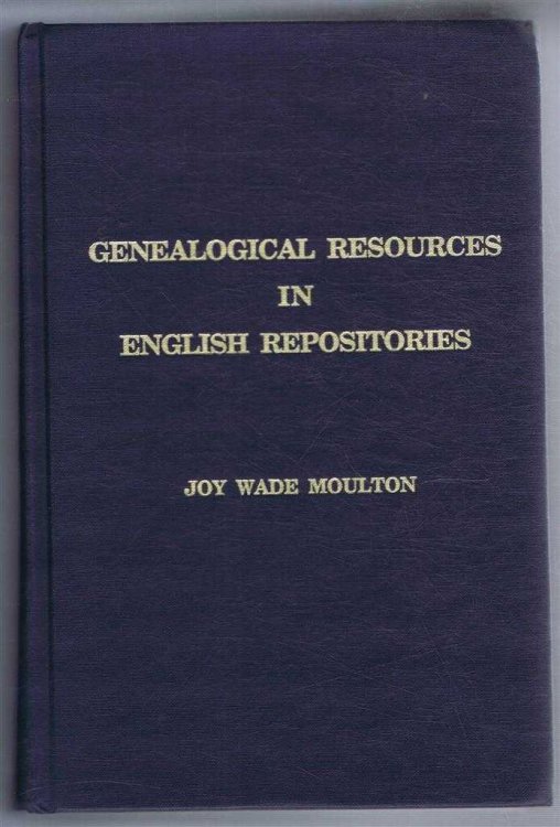 Image for Genealogical Resources in English Repositories Genealogical Resources in English Repositories