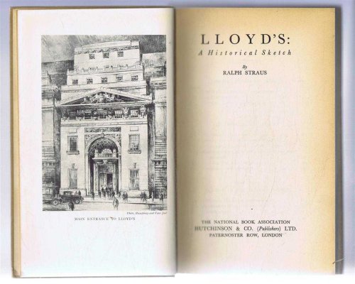 Image for Lloyd's: a Historical Sketch Lloyd's: a Historical Sketch
