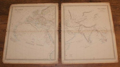 Image for Map of The World as known to the Ancients - in Two Sheets Map of The World as known to the Ancients - in Two Sheets