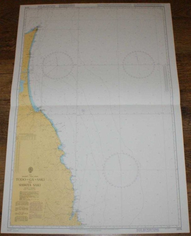 Nautical Chart No. 3375 Japan, Honshu - East Coast, Todo-Ga-Saki to Shiriya Saki