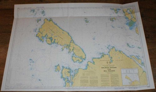 Nautical Chart No. 4935 Canada, British Columbia, Hecate Strait - Chatham Sound, Malacca Passage to Bell Passage