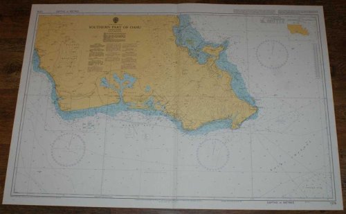 Nautical Chart No. 1378 United States - Hawaii, Southern Part of Oahu including Pearl Harbour