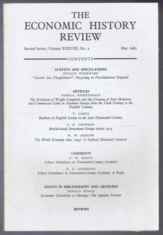 Image for The Economic History Review. Second Series, Volume XXXVIII (38), No. 2, May 1985 The Economic History Review. Second Series, Volume XXXVIII (38), No. 2, May 1985