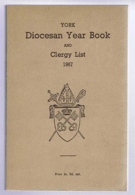 Image for Diocese of York Year Book and Clergy List 1967 (Diocesan Year Book) Diocese of York Year Book and Clergy List 1967 (Diocesan Year Book)
