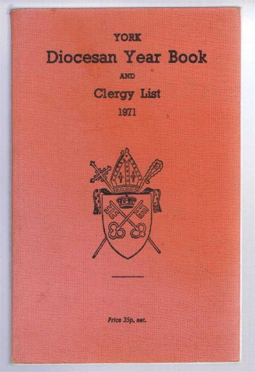 Image for Diocese of York Year Book and Clergy List 1971 (Diocesan Year Book) Diocese of York Year Book and Clergy List 1971 (Diocesan Year Book)