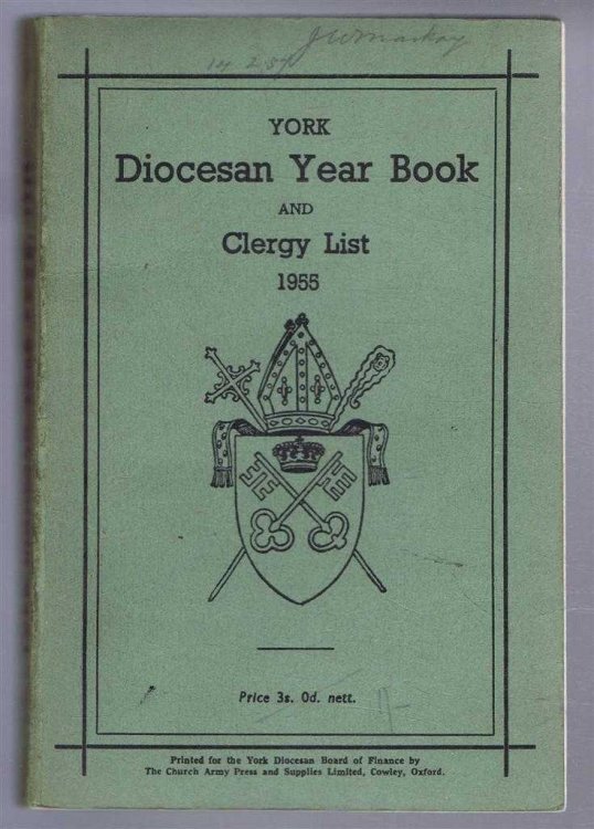 Image for Diocese of York Year Book and Clergy List 1955 (Diocesan Year Book) Diocese of York Year Book and Clergy List 1955 (Diocesan Year Book)