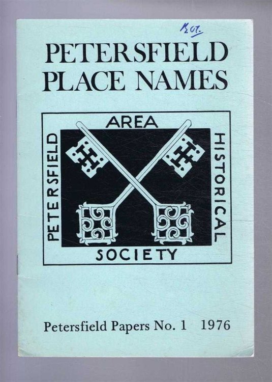 Image for Petersfield Place Names, Petersfield Papers No. 1 1976 Petersfield Place Names, Petersfield Papers No. 1 1976