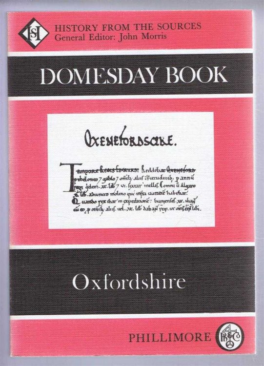 Image for Domesday Book. Volume 14: Oxfordshire Domesday Book. Volume 14: Oxfordshire