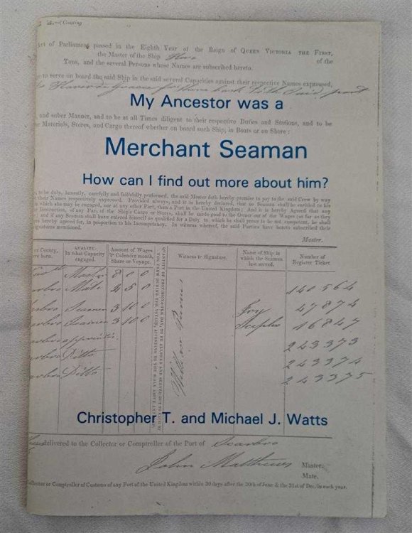 Image for My Ancestor Was a Merchant Seaman: How Can I Find Out More about Him My Ancestor Was a Merchant Seaman: How Can I Find Out More about Him