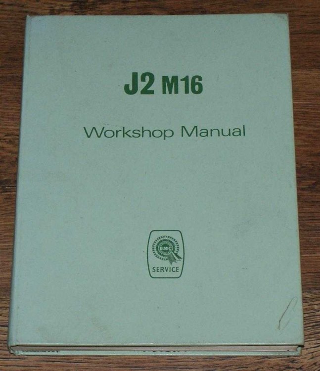 Workshop Manual J2 M16 and 152 Vehicles - The British Motor Corporation Limited, BMC Service division, Cowley, Oxford, England, Issue 9, copyright 1967