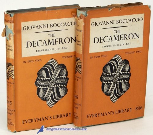 Image for The Decameron (Complete Two Volume Set) (Everyman's Library #845 & 846) The Decameron (Complete Two Volume Set) (Everyman's Library #845 & 846)