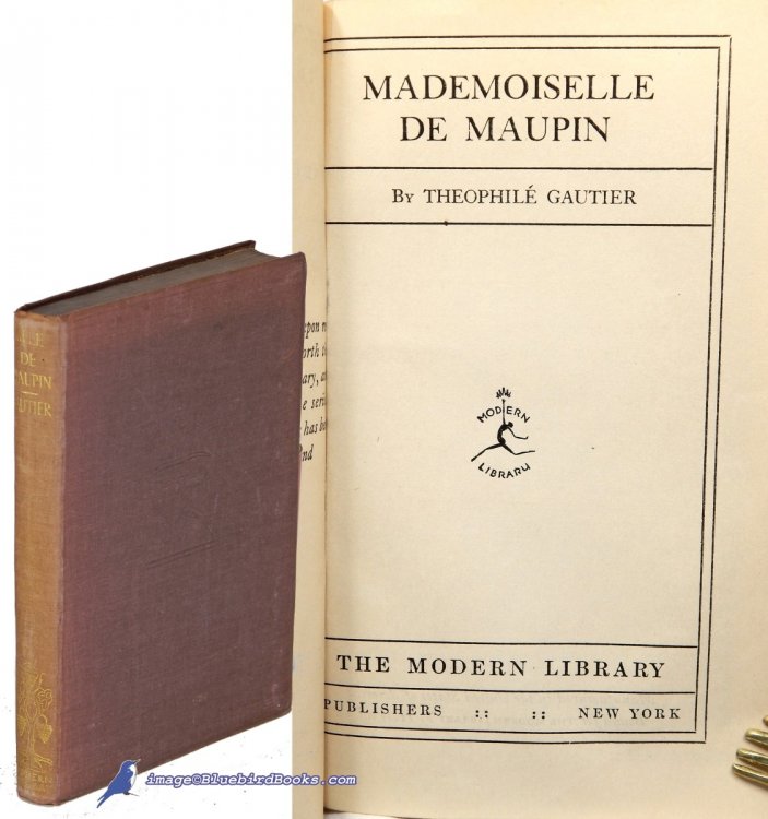 Mademoiselle de Maupin (Modern Library #53.1; limp balloon cloth, spine #5)