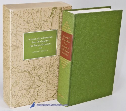 Image for Account of an Expedition From Pittsburgh to the Rocky Mountains Under the Command of Major Stephen H. Long (Limited Edition of 1,950 copies) Account of an Expedition From Pittsburgh to the Rocky Mountains Under the Command of Major Stephen H. Long (Limited Edition of 1,950 copies)