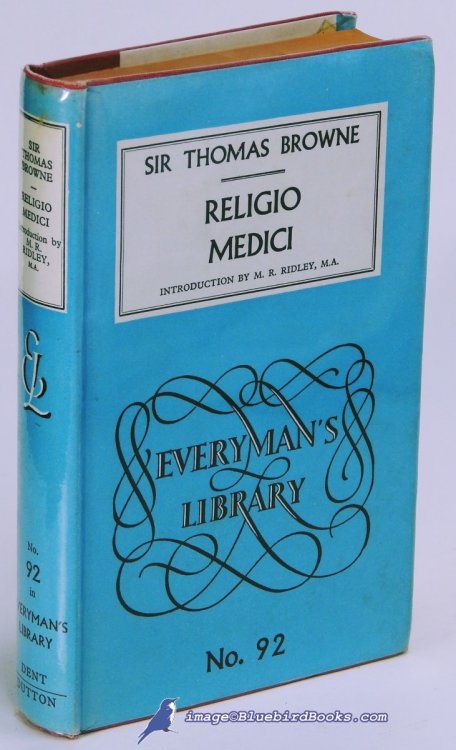 Image for Religio Medici (Everyman's Library #92) Religio Medici (Everyman's Library #92)