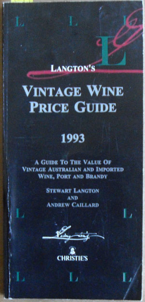 Langton's Vintage Wine Price Guide (1993)