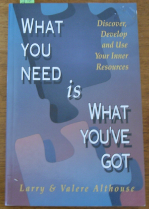 What You Need is What You Have: Discover, Develop and Use Your Inner Resources