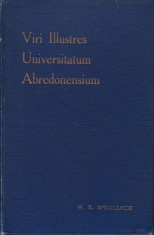 Image for Viri Illustres Universitatum Abredonensium Viri Illustres Universitatum Abredonensium