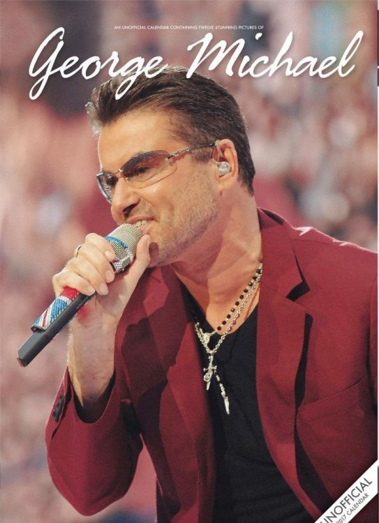 George Michael Unofficial A3 Wall Calendar 2017 Plus George Michael Fridge Magnet