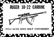 Ruger 10-22 CARBINE Full-Auto Open Bolt Conversion