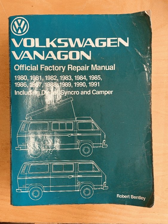Image for Volkswagen Vanagon Official Factory Repair Manual 1980-1991 Including Diesel Syncro and Camper Volkswagen Vanagon Official Factory Repair Manual 1980-1991 Including Diesel Syncro and Camper