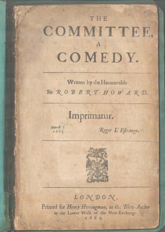 The Committee, A Comedy