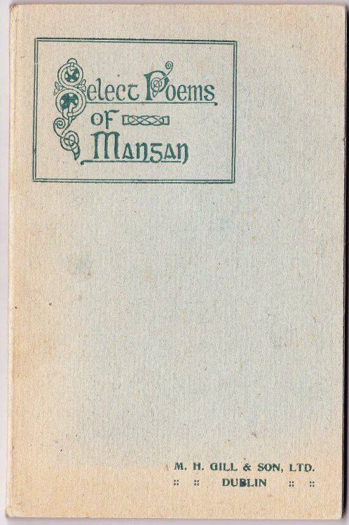 Image for Irish and Other Poems By James Clarence Mangan with A Selection from His Translations Irish and Other Poems By James Clarence Mangan with A Selection from His Translations