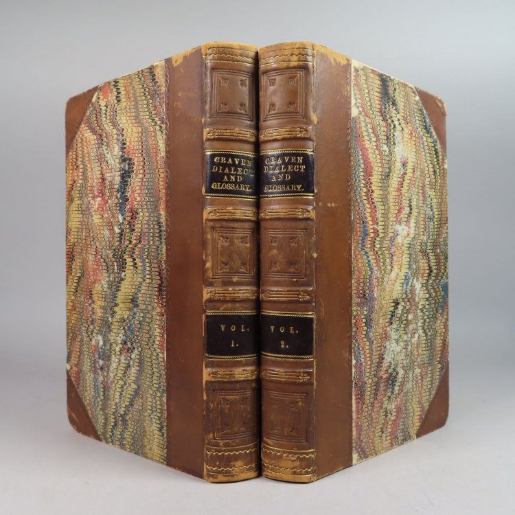 The Dialect of Craven, in the West-Riding of the county of York with A Copious Glossary, Illustrated by Authorities from Ancient English and Scottish Writers, and Exemplified by Two Familiar Dialogues. (2 vol. set)