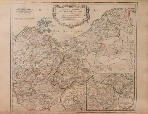 Image for Partie Septentrionale du Cercle de Haute Saxe qui contient Le Duche de Pomeranie et le Marquisat de Brandebourg Partie Septentrionale du Cercle de Haute Saxe qui contient Le Duche de Pomeranie et le Marquisat de Brandebourg