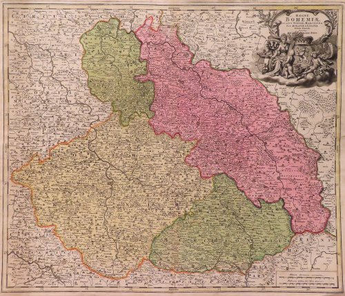 Image for Regni Bohemiae, Ducatus Silesiae, Marchionatus Moraviae et Lusatiae. Tabula generalis. Regni Bohemiae, Ducatus Silesiae, Marchionatus Moraviae et Lusatiae. Tabula generalis.