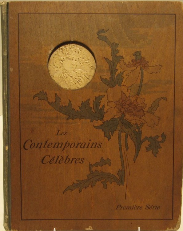 Album Lefevre-Utile, Premiere Serie. Les Contemporains celebres. Portraits, Autographes. Notices biographiques illustrees. Portraits humoristiques des celebrites contemporaines. With fourteen Leonetto Cappiello chromolithographed caricatures.