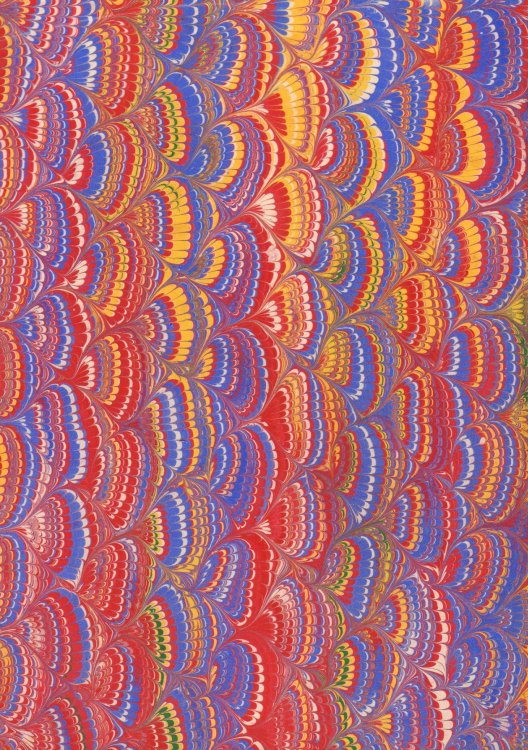 The Process of Marbling Paper. GPO-PIA Joint Research Bulletin. Bindery Series No. 1. B-1. WITH notes on the process of marbleizing papers and book edges for bookbinding uses WITH examples of marbled paper.