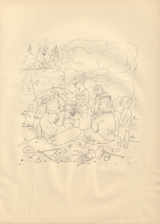 Ecce Homo (Ausgabe C). Plate 43: Germanentag.