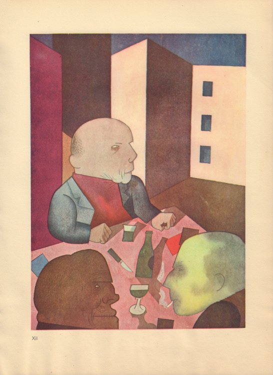 Ecce Homo (Ausgabe C). Plate XII: Der Mensh ist gut.