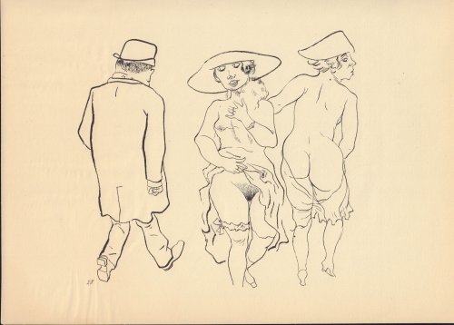 Ecce Homo (Ausgabe C). Plate 28: Promenade.