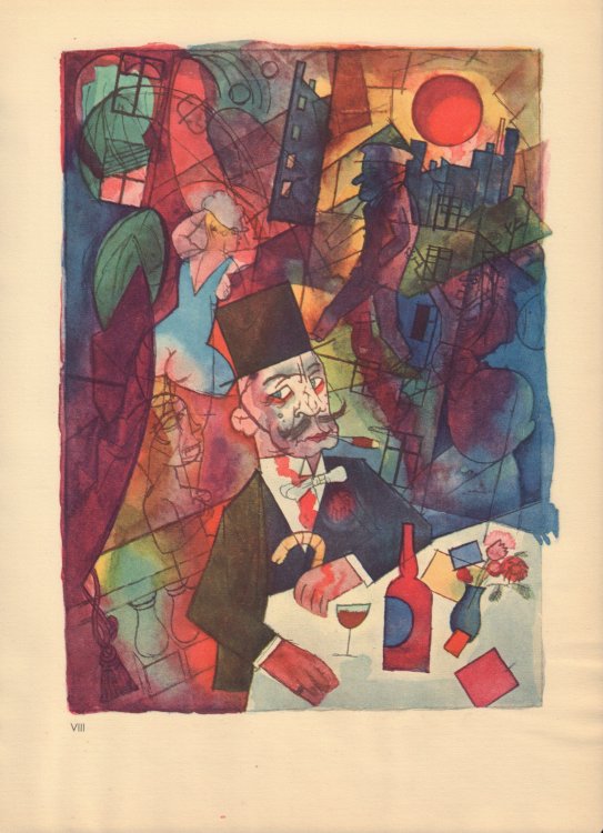 Ecce Homo (Ausgabe C). Plate VIII: Der Madchenhandler.