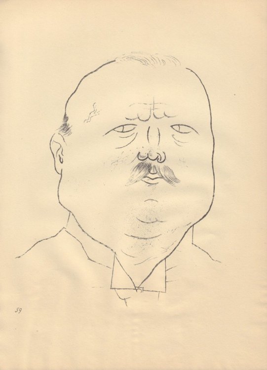 Ecce Homo (Ausgabe C). Plate 59: Ehrenmann.