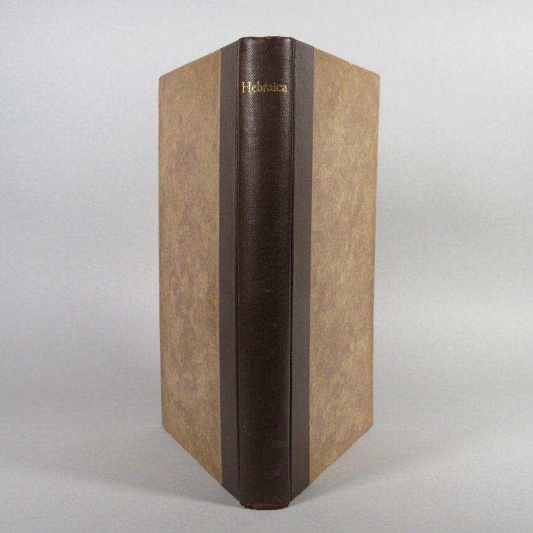 Hebraica et Rabbinica. Teil I: A bis F (Abarbanel Frstenthal) enthaltend u.a. die Bibliotheken von Dr.med.et phil.E.Pinczower, Berlin und Sr. Ehrwrden Rabbiner Professor Dr. N. Porges, Leipzig Bucher - Katalog 433
