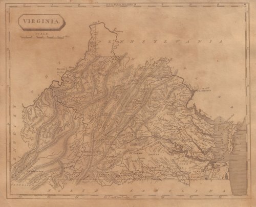 Image for Map of Virginia From a New and Elegant General Atlas; Comprising all the New Discoveries, to the Present Time Map of Virginia From a New and Elegant General Atlas; Comprising all the New Discoveries, to the Present Time